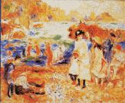 Beach Scene Pierre Renoir